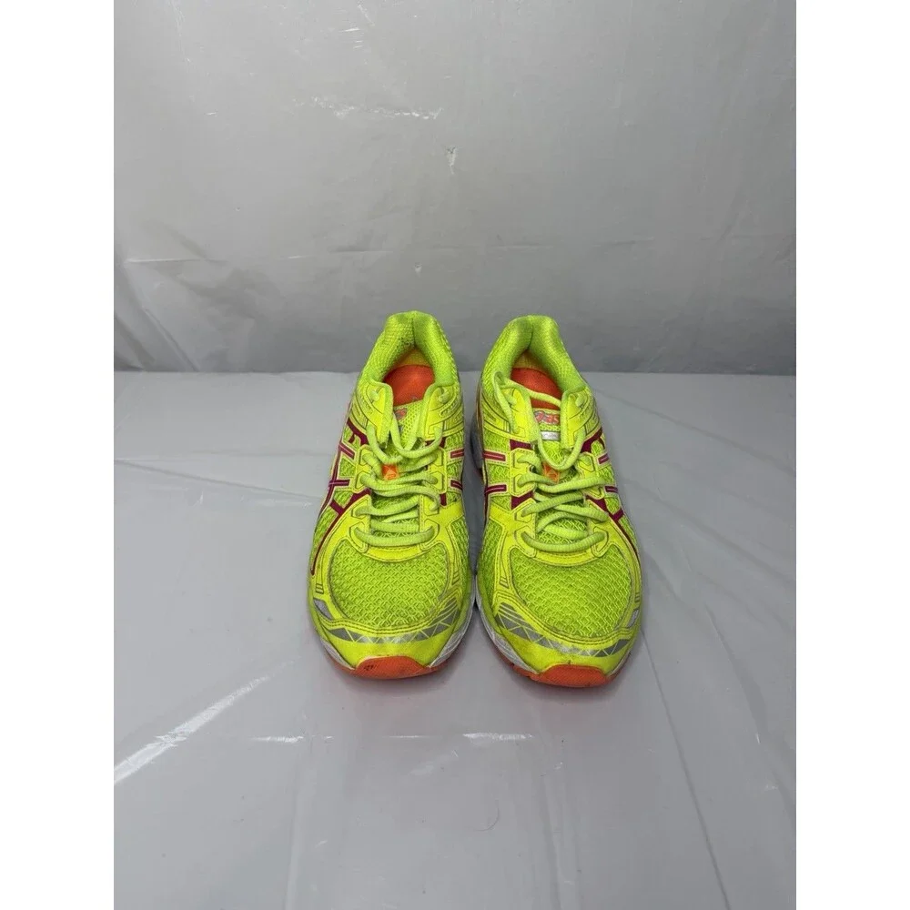 ASICS GT-2000 Women’s Size 9 Neon Yellow Pink Orange Running Shoes Sneakers